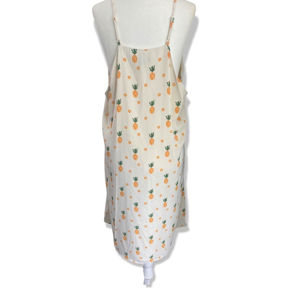 Market & Spruce Amaya cream pineapple print dress NWOT XXL - Picture 7 of 7